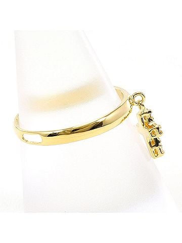 Unbranded 18K (18-karat) Yellow Gold Ring with 0.10 ct Diamond, Total Weight 1.9g, Jewelry (view 2)