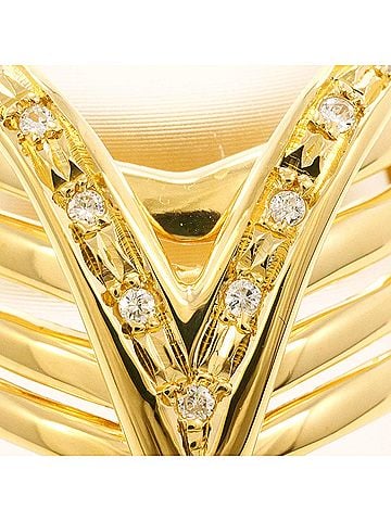 Unbranded 18K (18-karat) Yellow Gold Ring with Diamond (carat mark not specified), Certificate of Authenticity, Total Weight 9.7g, Jewelry (view 2)