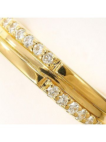 Unbranded 18K (18-karat) Yellow Gold Ring with 0.11ct Diamond, Certificate of Authenticity, Total Weight 3.7g, Jewelry (view 2)