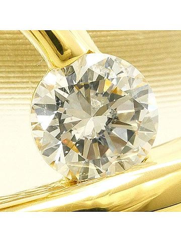 Unbranded 18K (18-karat) Yellow Gold Ring with 0.14ct Diamond, Certificate of Authenticity, Total Weight 3.6g, Jewelry (view 2)