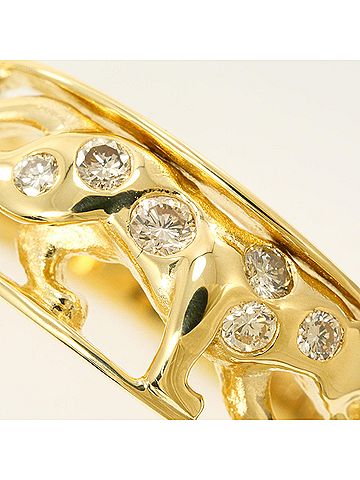 Unbranded 18K (18-karat) Yellow Gold Ring with 0.15ct Diamond, Certificate of Authenticity, Total Weight 4.6g, Jewelry (view 2)