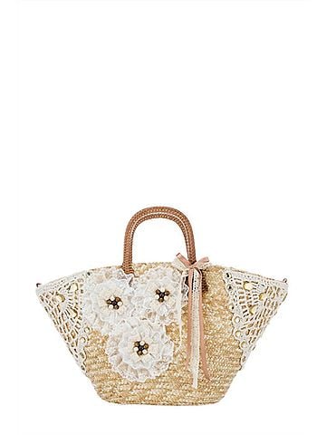 Alex + Max Women's Straw Diva Tote Bag (view 1)