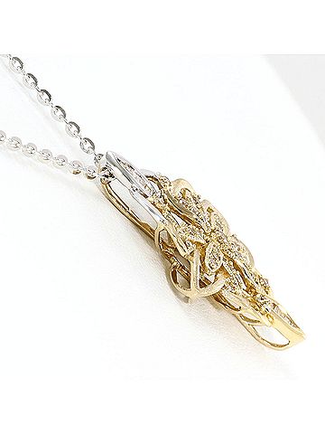 Unbranded 18K (18-karat) Yellow Gold Necklace with 0.36ct Diamond, Certificate of Authenticity, Total Weight 6.2g, 42cm Length, Jewelry (view 2)