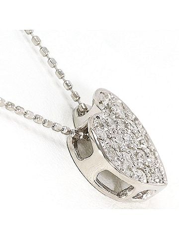 Unbranded 18K (18-karat white gold) necklace with 0.50ct diamond, includes appraisal certificate, total weight 2.5g, 40cm length. Jewelry. (view 2)