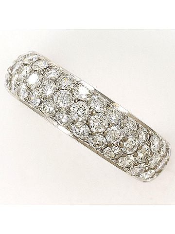Unbranded 18K (18-karat white gold) ring with a 1.02ct diamond, includes certificate of authenticity, and weighs 4.4g. (view 1)
