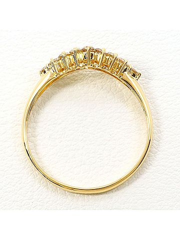 Unbranded 18K (18-karat) Yellow Gold Ring with Brown Diamond (0.50ct), Total Weight 1.6g, Jewelry (view 2)