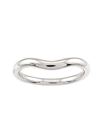 Tiffany & Co. Tiffany & Co. Curved Band Ring (Pt Platinum) (view 2)