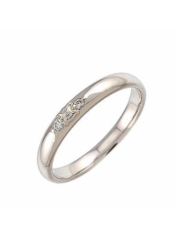 Céline Celine Macadam 1 Ring, 0.02ct Diamond, Platinum (Pt), 18K Yellow Gold (YG) 750. (view 1)