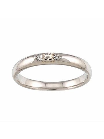 Céline Celine Macadam 1 Ring, 0.02ct Diamond, Platinum (Pt), 18K Yellow Gold (YG) 750. (view 2)