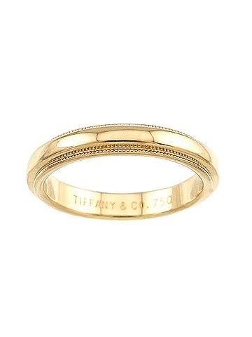 Tiffany & Co. Tiffany & Co. Milgrain Band Ring, 18K Yellow Gold (750), Together. (view 2)