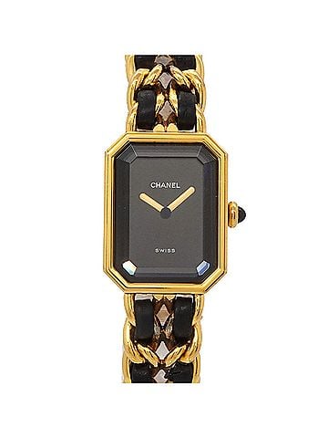 Chanel Chanel Premiere Large Size H0001 Women's Watch Black Gold Quartz (view 1)