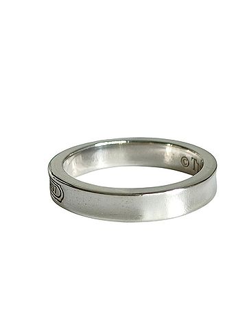 Tiffany & Co. TIFFANY&Co. Tiffany 1837 925 Narrow Ring, Silver, Women's with Box. (view 2)