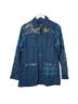 Johnny Was 100% Cotton 8% Spandex 100% Polyester Tie-dye Blue Jacket Size S - photo 2