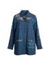 Johnny Was 100% Cotton 8% Spandex 100% Polyester Tie-dye Blue Jacket Size S - photo 1
