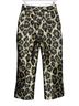 Sézane 100% Polyester 32% Cotton 68% Polyester Leopard Print Multi Color Track Pants Size 38 waist - photo 4
