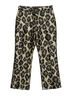Sézane 100% Polyester 32% Cotton 68% Polyester Leopard Print Multi Color Track Pants Size 38 waist - photo 1