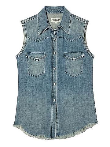 Nili Lotan Carson Sleeveless T-Shirt (view 1)