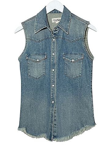 Nili Lotan Carson Sleeveless T-Shirt (view 2)