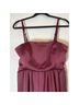 BHLDN 100% Polyester Solid Red Burgundy Multi Color Cocktail Dress Size 10 - photo 4