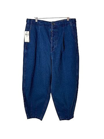 Ralph Lauren Curved Tapered Herringbone Jean Jeans (view 2)