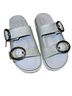 Stuart Weitzman Ivory Multi Color Sandals Size 7 - photo 1