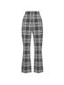 maxmara Plaid Black White Track Pants Size 12 - photo 1