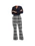 maxmara Plaid Black White Track Pants Size 12 - photo 9