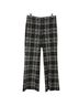 maxmara Plaid Black White Track Pants Size 12 - photo 2