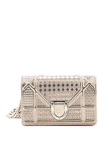 Christian Dior Diorama Flap Bag Cannage Embossed Calfskin Baby (view 1)