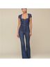 Avec Les Filles Blue Jumpsuit Size 12 - photo 4