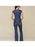 Avec Les Filles Blue Jumpsuit Size 12 - photo 5