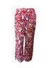 Talbots Floral Red White Casual Pants Size 12 - photo 2