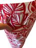 Talbots Floral Red White Casual Pants Size 12 - photo 5