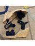 Loeffler Randall 100% Suede Blue Tan Wedges Size 6 - photo 4