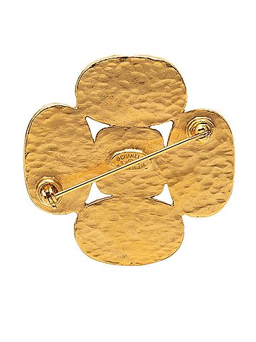 Chanel Chanel Coco Mark Vintage Brooch, 97A Stamp, Gold Plated, Women's CHANEL (view 2)