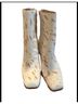 Sam Edelman 100% Calf Hair Animal Print White Brown Boots Size 8 1/2 - photo 4
