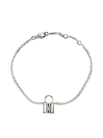 Louis Vuitton Louis Vuitton Lockit Bracelet with Padlock, SV925 Silver, Women's. (view 2)