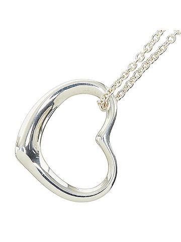 Tiffany & Co. Tiffany & Co. Open Heart Pendant Necklace, SV925 Silver, Women's. (view 1)