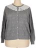 Disney Solid White Gray Cardigan Size 2X - photo 1