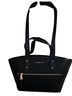 Michael Kors Solid Black Leather Tote One size - photo 1