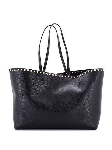Valentino Garavani Rockstud Shopper Tote Leather Large (view 1)
