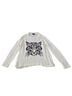 Wooden Ships Graphic White Pullover Sweater Size XS - photo 1