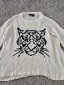 Wooden Ships Graphic White Pullover Sweater Size XS - photo 3