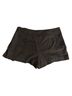Zara Plaid Brown Black Shorts Size L - photo 2