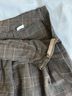 Zara Plaid Brown Black Shorts Size L - photo 4