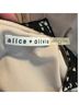 Alice + Olivia 100% Polyester 3% Spandex Solid Black Cocktail Dress Size M - photo 3