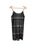 Alice + Olivia 100% Polyester 3% Spandex Solid Black Cocktail Dress Size M - photo 2