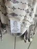 Marchesa 100% Silk Floral White Long Sleeve Silk Top Size 2 - photo 7