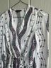Marchesa 100% Silk Floral White Long Sleeve Silk Top Size 2 - photo 4