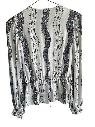 Marchesa Voyage Long Sleeve Silk Top (view 2)
